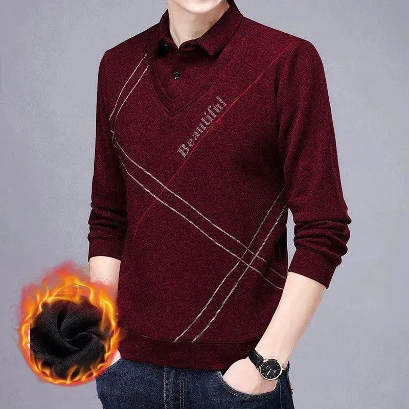 Striped Thick Men Polo Shirt - Polo Shirt - LeStyleParfait