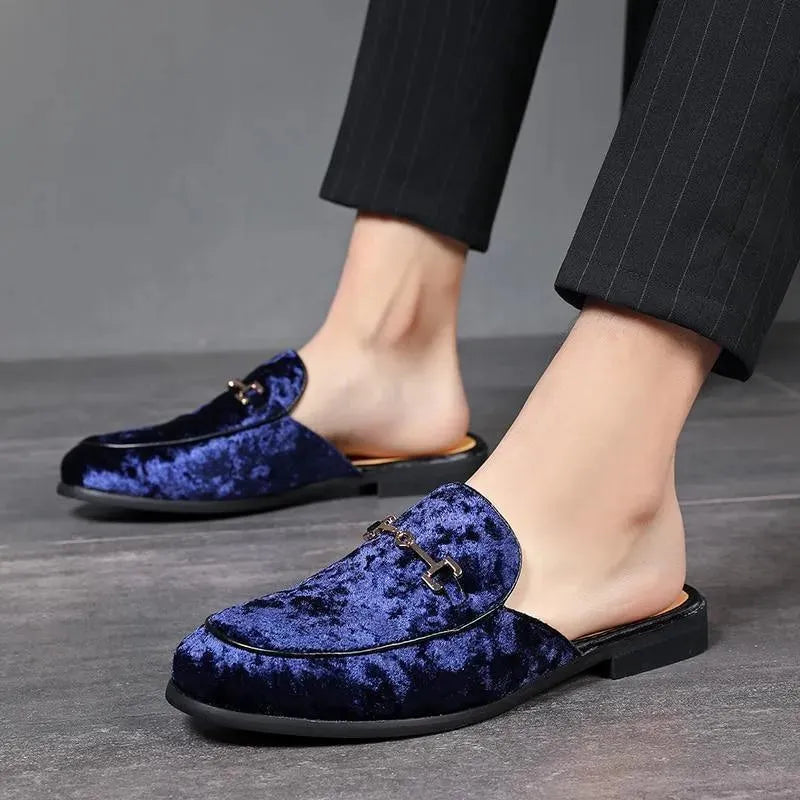 Suede Slip-On Sandals - Sandals - LeStyleParfait