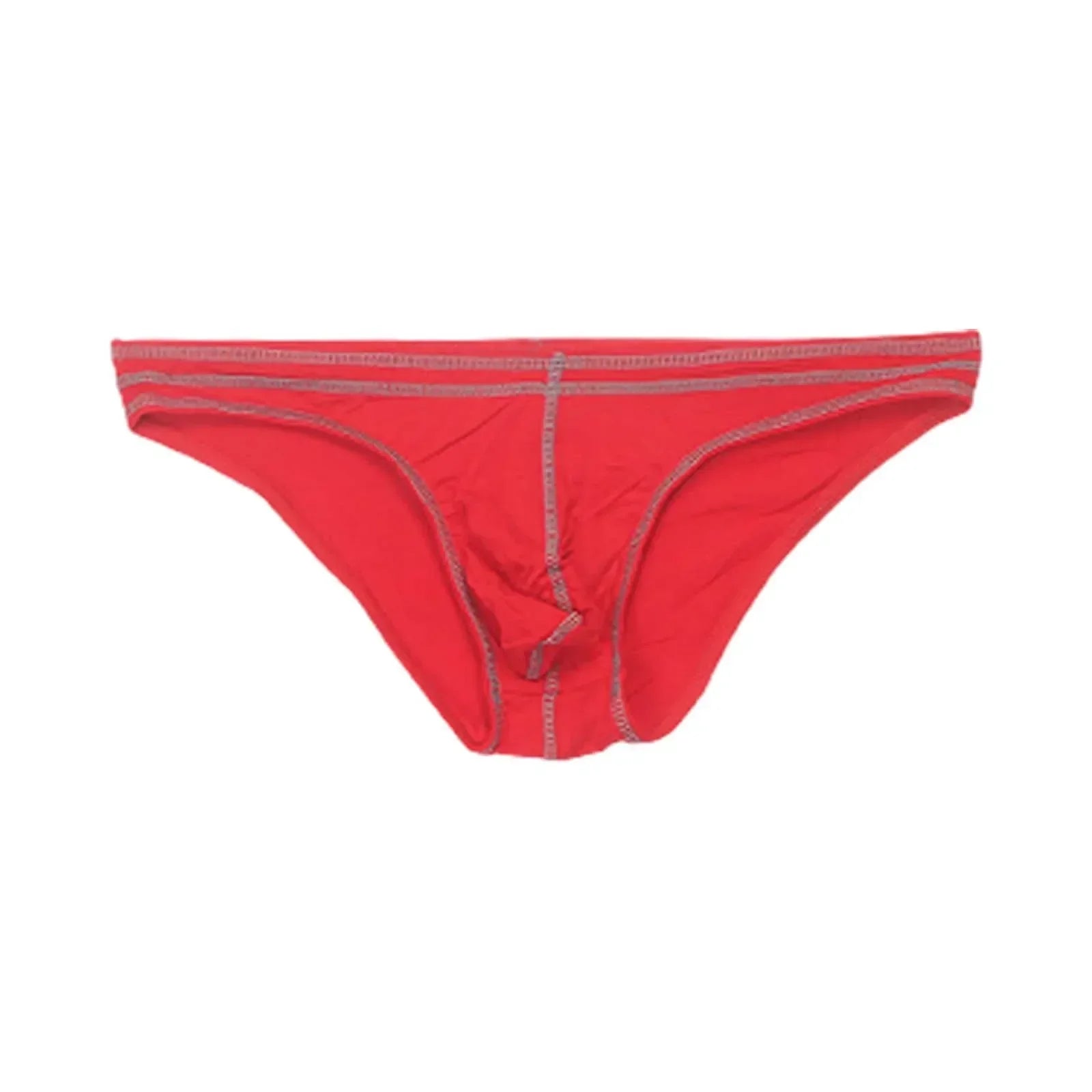 Summer Mens Sexy Underwear Sweat Absorbent Breathable Boxers Briefs Contrast Line Sports Panties For Boys