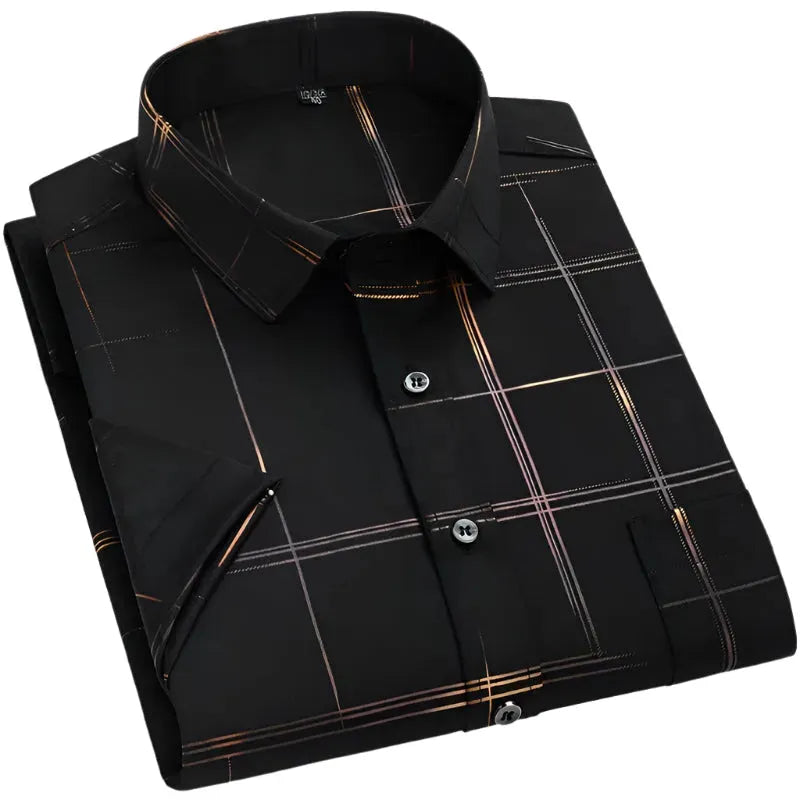 Summer Slim Fit Men's Striped Shirt - Striped Shirt - LeStyleParfait