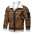 Swedish Men Suede Leather Jacket - Leather Jacket - LeStyleParfait