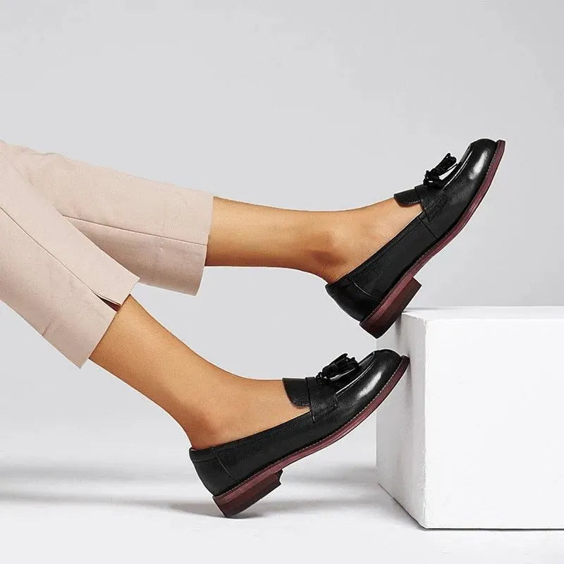 Tassel Loafer Shoes For Women - Loafer Shoes - LeStyleParfait