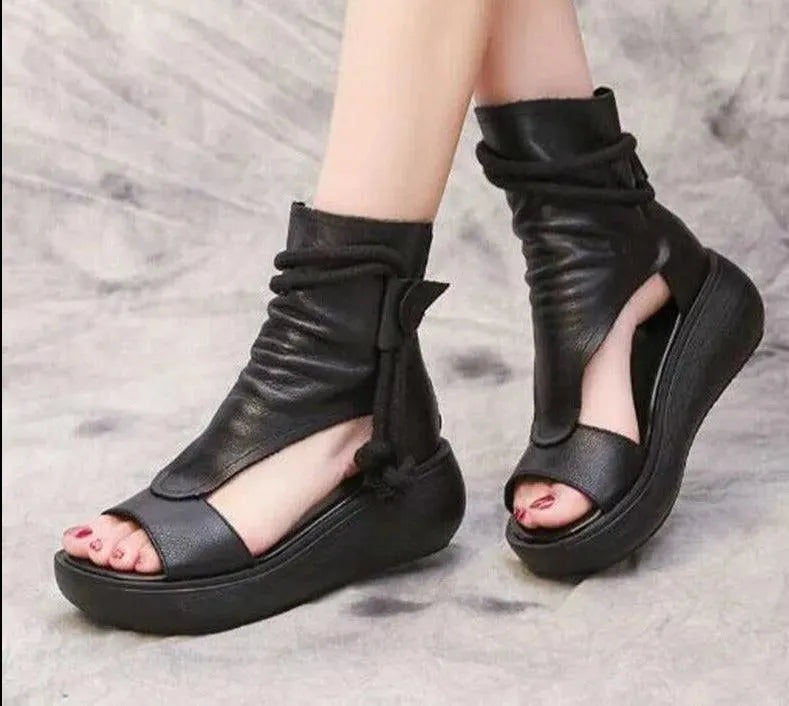 Tassels Wedge Sandals Shoes - Wedge Shoes - LeStyleParfait