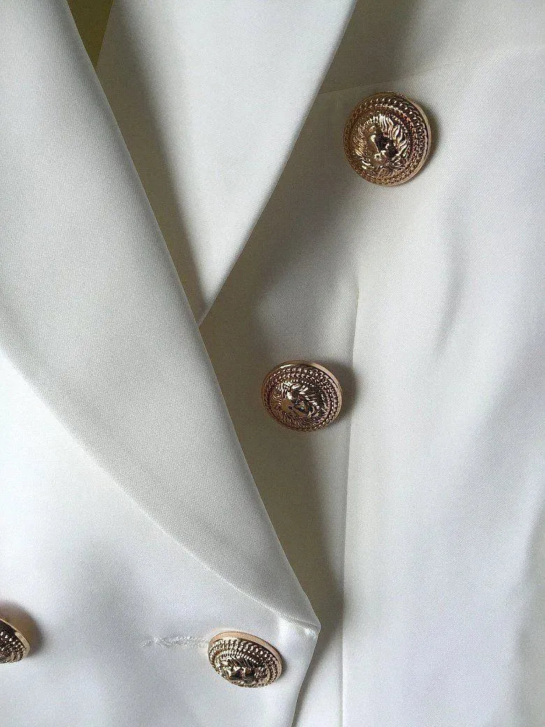 The Constancy Blazer Women - Formal-Business - Plain-Solid - Double-Breasted Blazer - LeStyleParfait