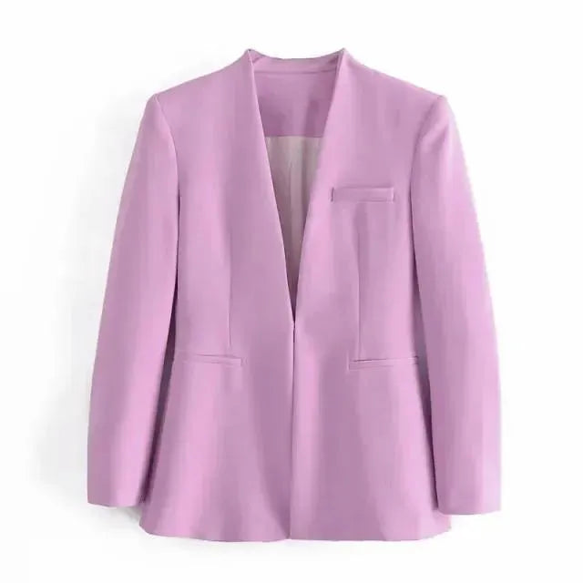The Imagination Formal Blazer Women - Casual - Plain-Solid - Women's Blazer - LeStyleParfait