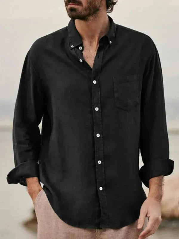 The Loner Men Shirt - Linen Shirt - LeStyleParfait