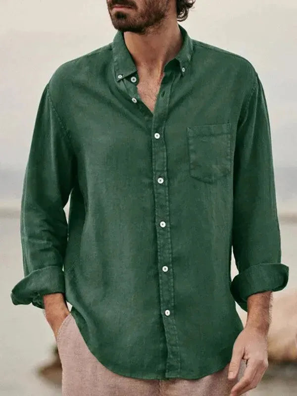 The Loner Men Shirt - Linen Shirt - LeStyleParfait