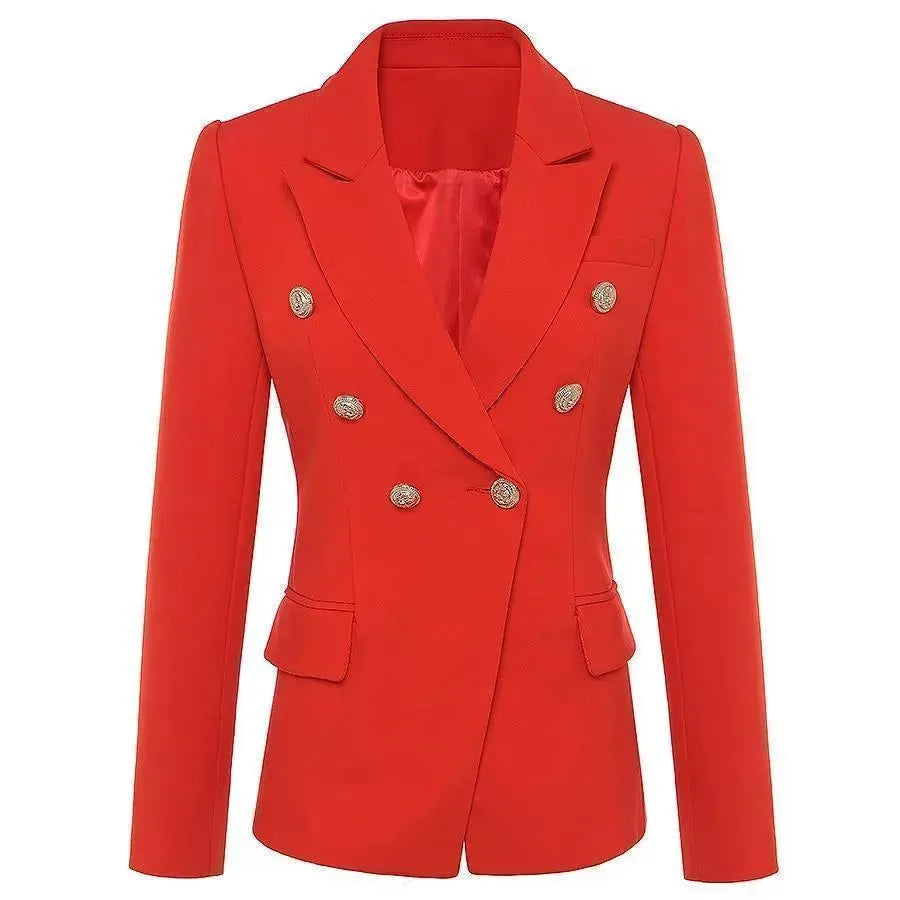 The Optimistic Double Breasted Blazer Women - Formal-Business - Plain-Solid - Double-Breasted Blazer - LeStyleParfait