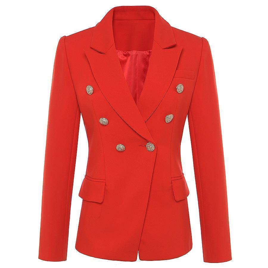 The Optimistic Double Breasted Blazer Women - Formal-Business - Plain-Solid - Double-Breasted Blazer - LeStyleParfait