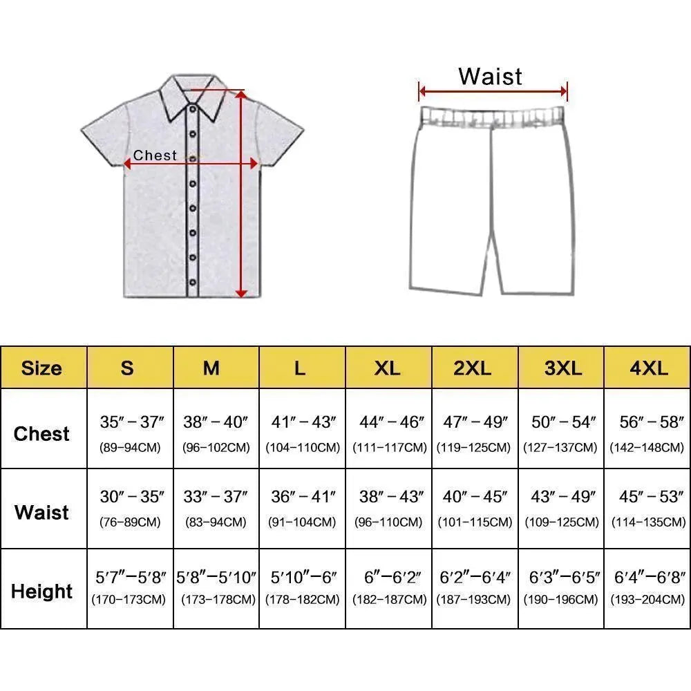 Tucked In Nice Men Pajamas Set - Pajama Shorts Set - LeStyleParfait