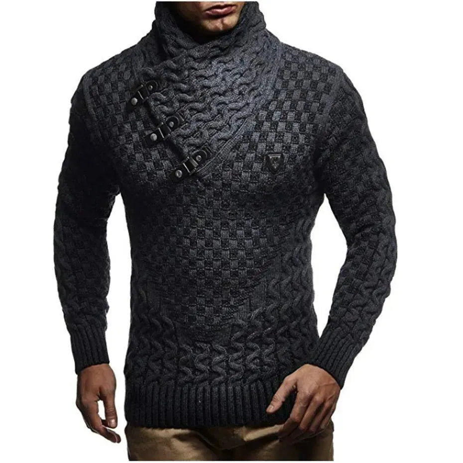 Turtleneck Sweater For Men - Pullover Sweater - LeStyleParfait