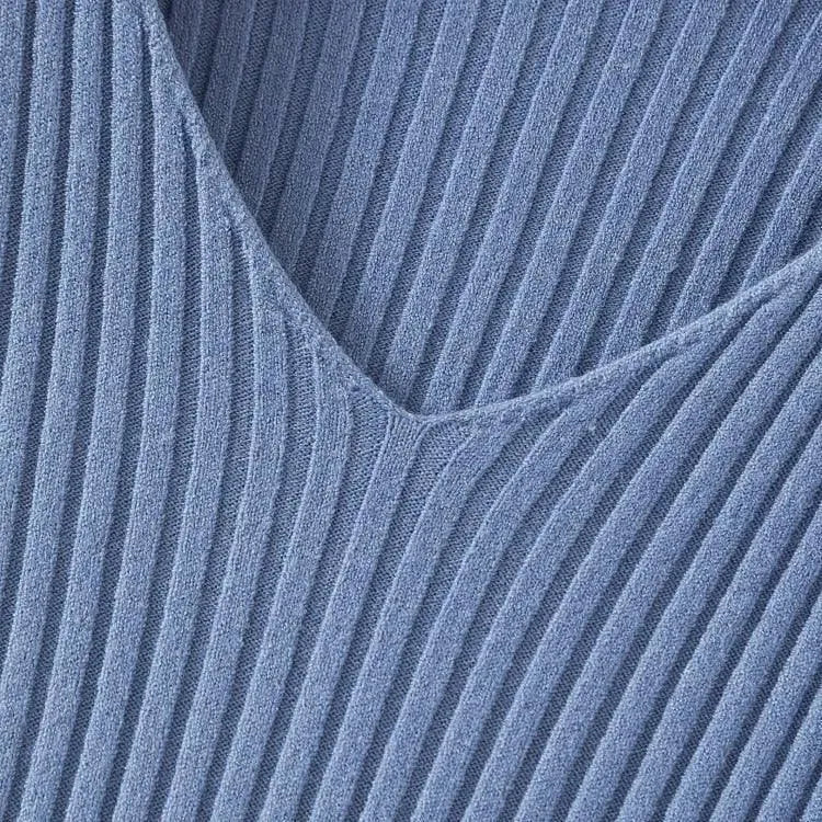 V-Neck Women Pullover Sweater - Pullover Sweater - LeStyleParfait