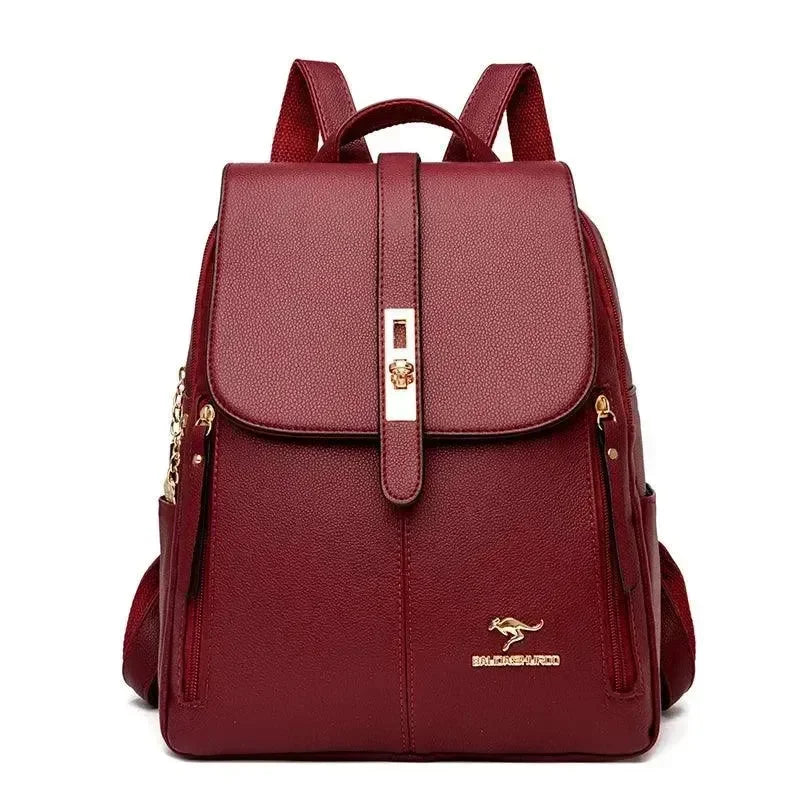 Vintage Style Luxury Leather Women's Backpack - Backpack - LeStyleParfait