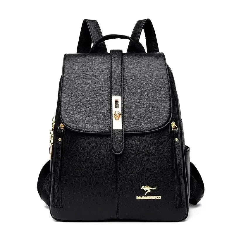 Vintage Style Luxury Leather Women's Backpack - Backpack - LeStyleParfait