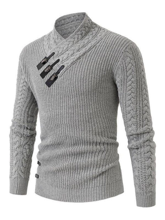 Warm Men Turtleneck Pullover Sweater - Pullover Sweater - LeStyleParfait
