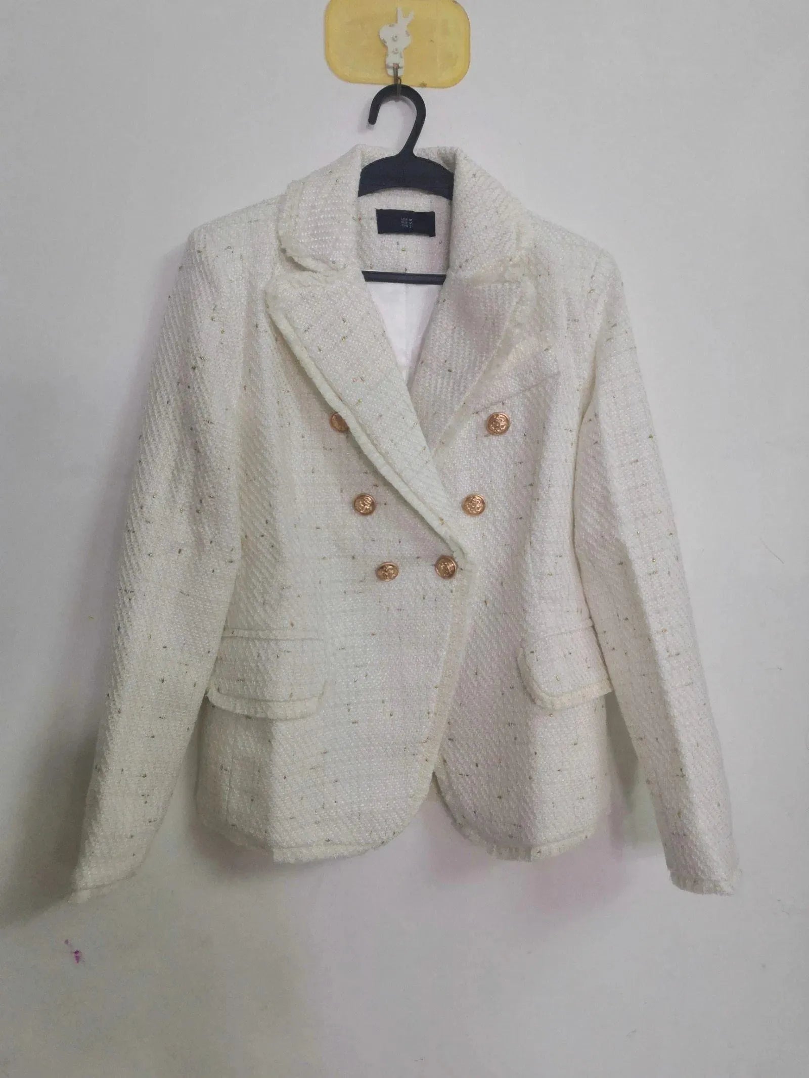 White Tweed Skirt Suit - Skirt Suit - LeStyleParfait