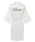 White Wedding Nightgowns - Letter Robe - Nightgown - LeStyleParfait