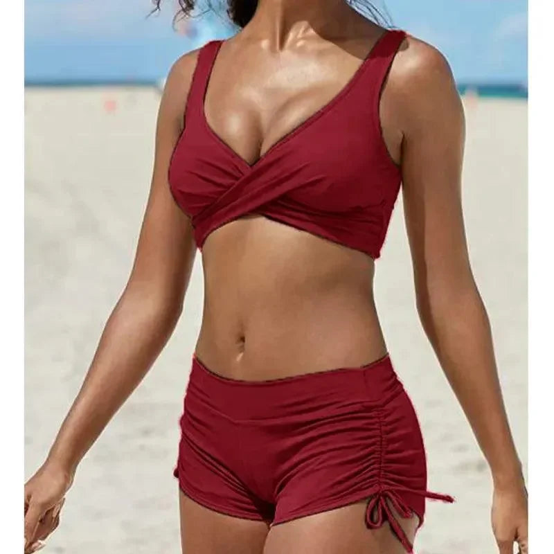 Women Camouflage Bikini Set
