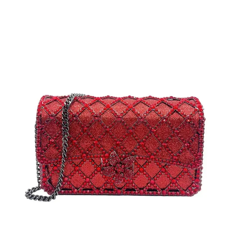 Women Diamond Checkered Crossbody Bag - Crossbody Bag - LeStyleParfait