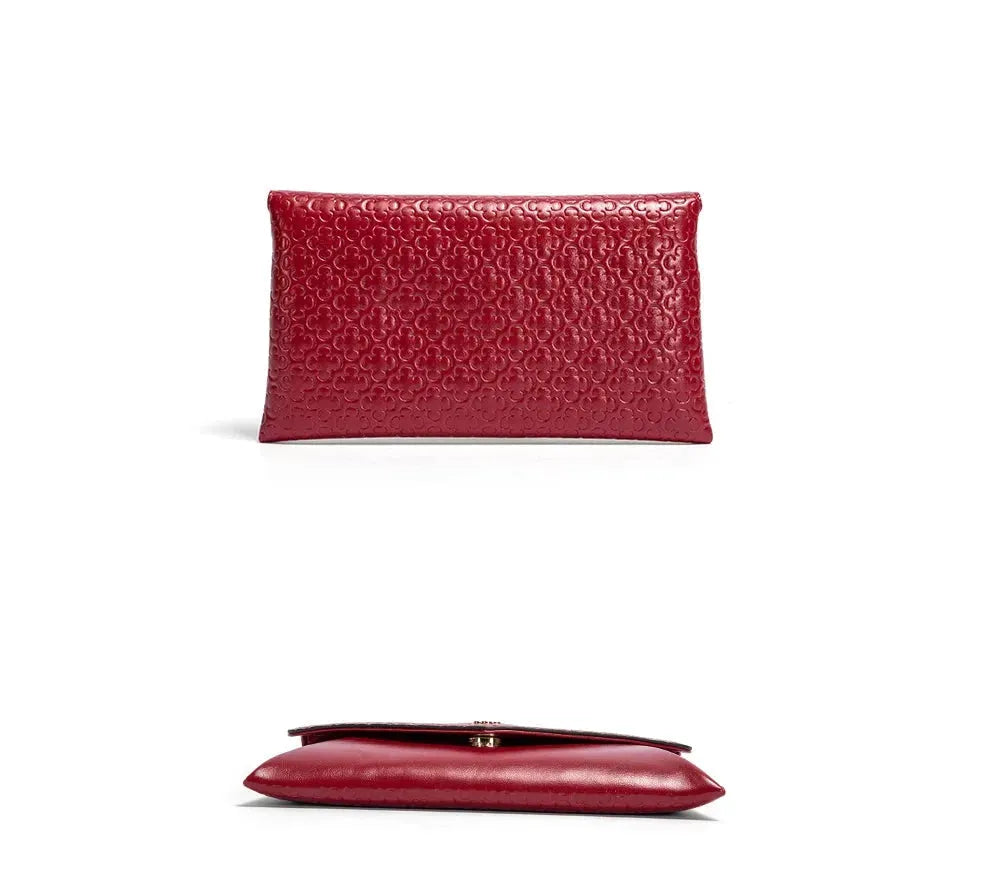 Women Leather Envelope Clutch Bag - Envelope Clutch Bag - LeStyleParfait