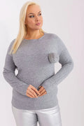 Women Pom Detail Sweater Casual Knit-Women's Sweater-LeStyleParfait