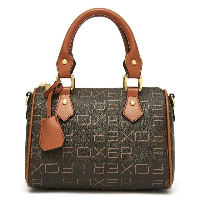 Women Printed Leather Handbag - Handbag - LeStyleParfait