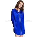 Women Silk Night Dress Sleepshirt - Nightshirt - LeStyleParfait