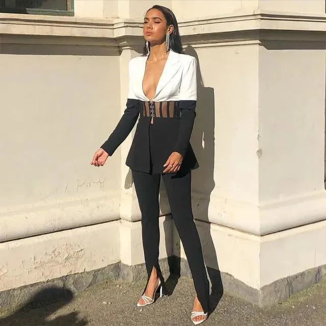 Women Waist Cincher Pantsuits - Pantsuit - LeStyleParfait