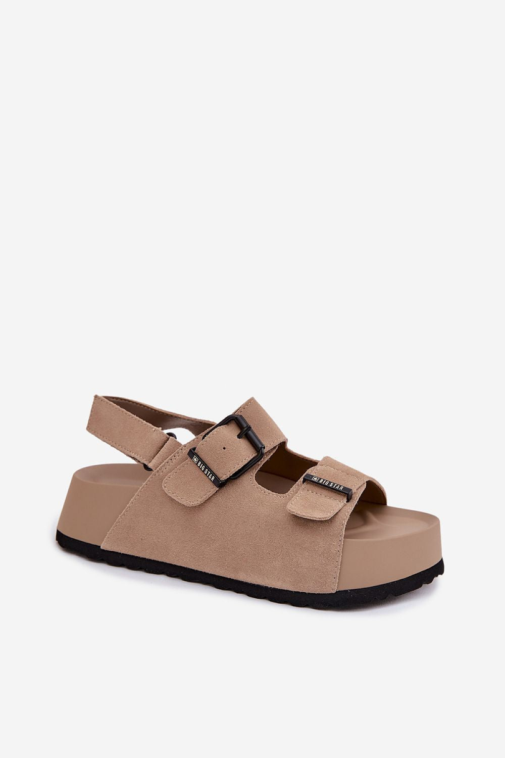 Women’s Adjustable Platform Buckle Sandals-Women's Sandals-LeStyleParfait
