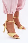 Women’s Ankle Strap Stiletto Sandals-Women's Sandals-LeStyleParfait