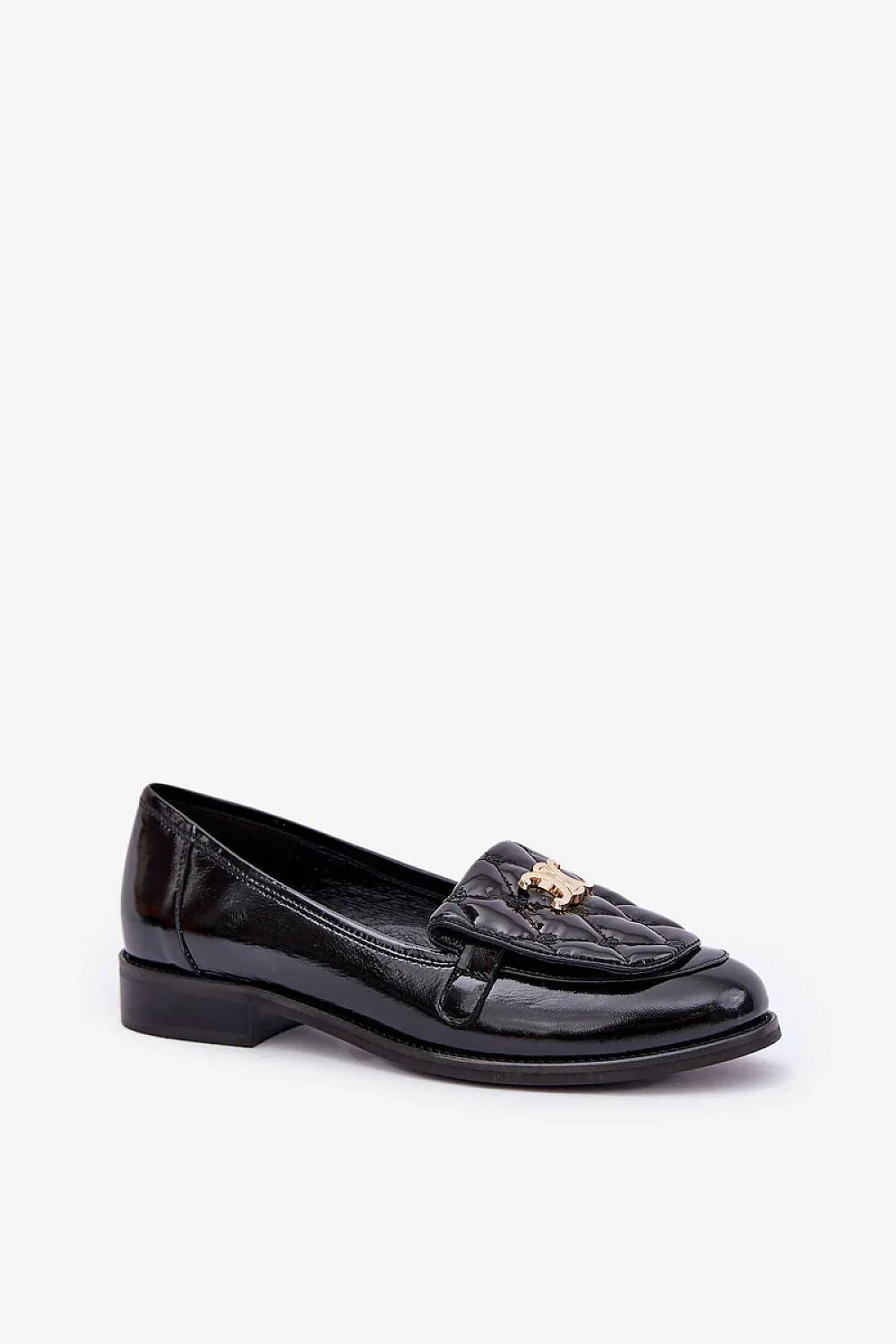 Women’s black leather horsebit driving moccasin loafers, low heel women’s driving shoes for office and classics