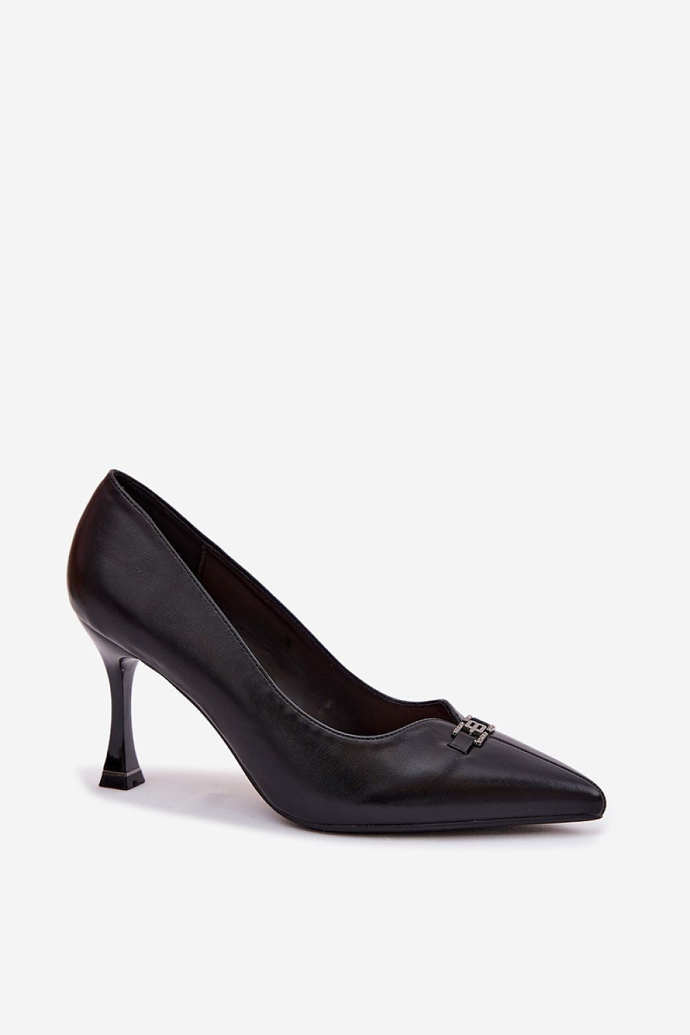 Women's Black Pointed Toe Stiletto Pumps-Pumps Shoes-LeStyleParfait