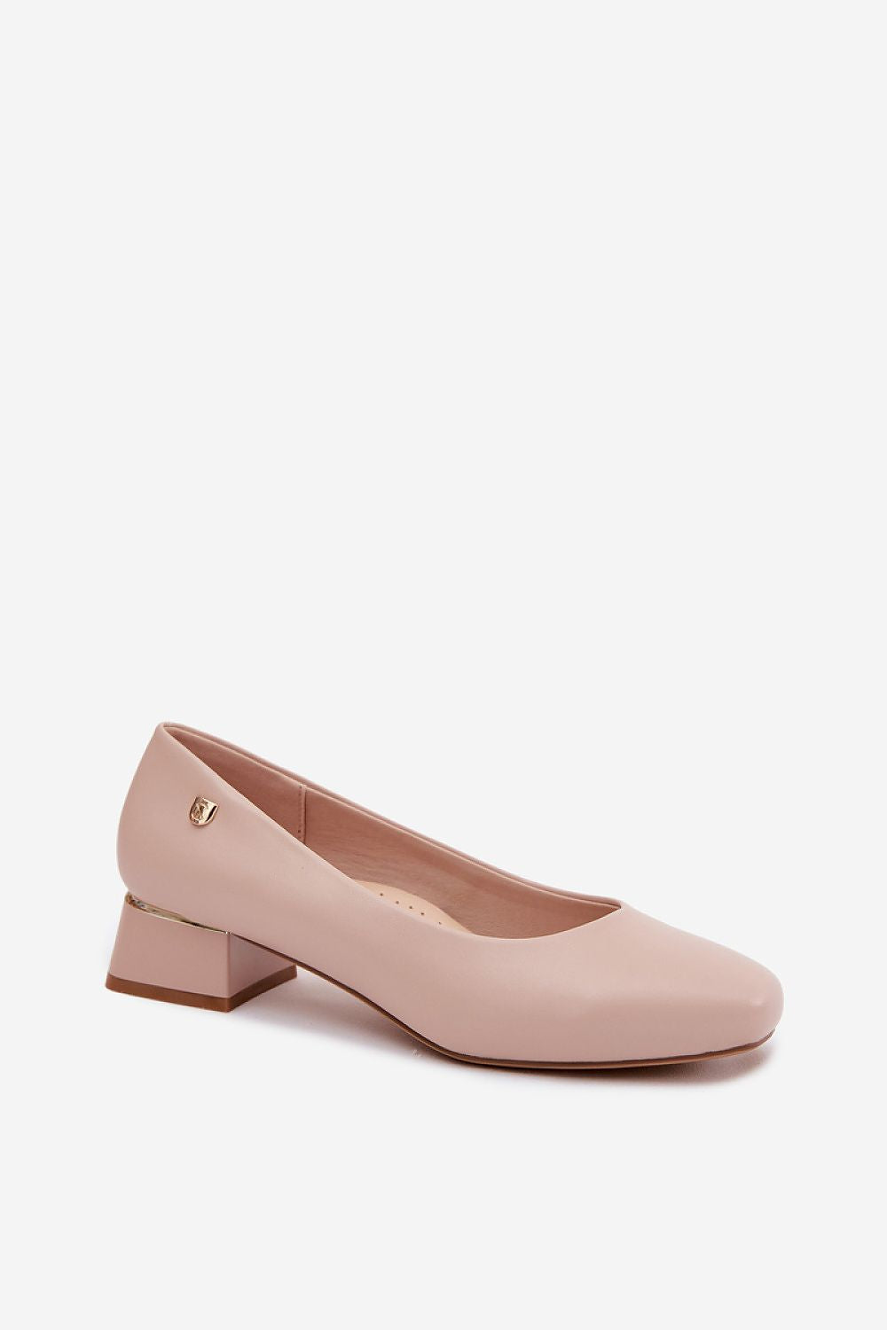 Women's Classic Low Block Heel Pumps-Pumps Shoes-LeStyleParfait