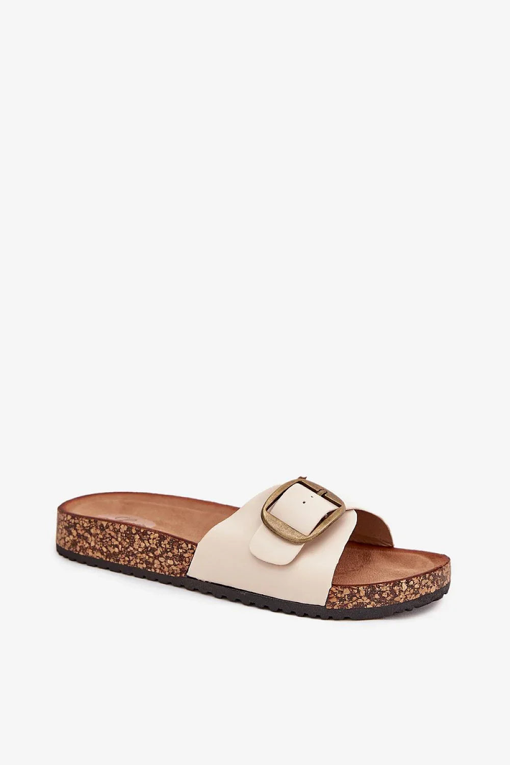Women’s Cork Platform Buckle Sandals-Women's Sandals-LeStyleParfait