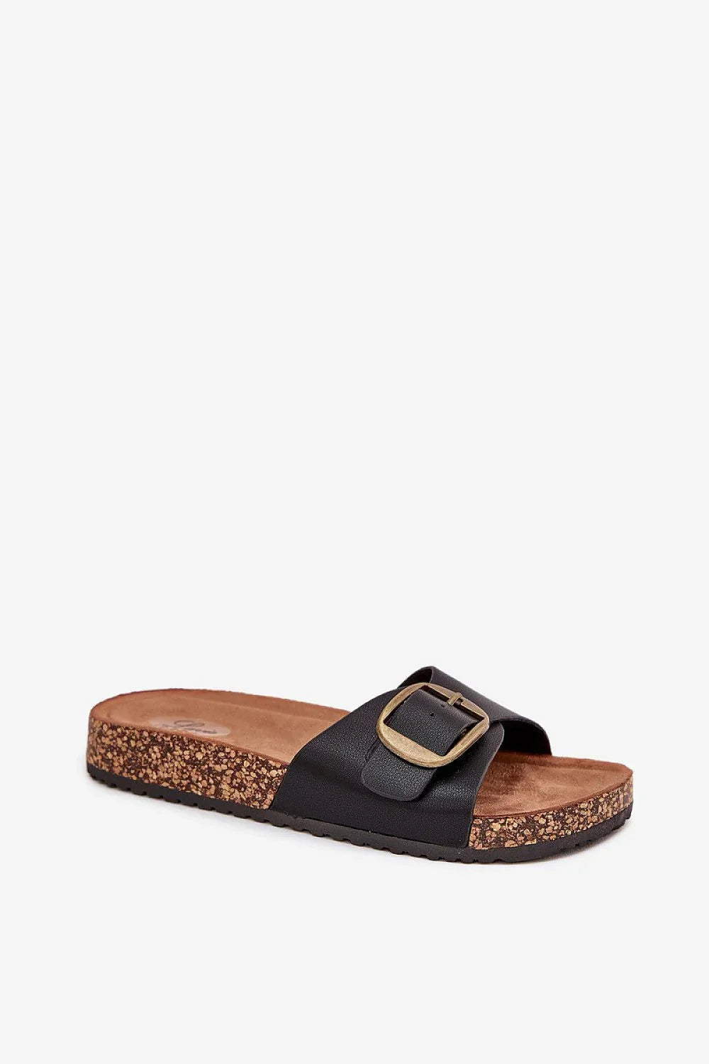 Women’s Cork Platform Buckle Sandals-Women's Sandals-LeStyleParfait