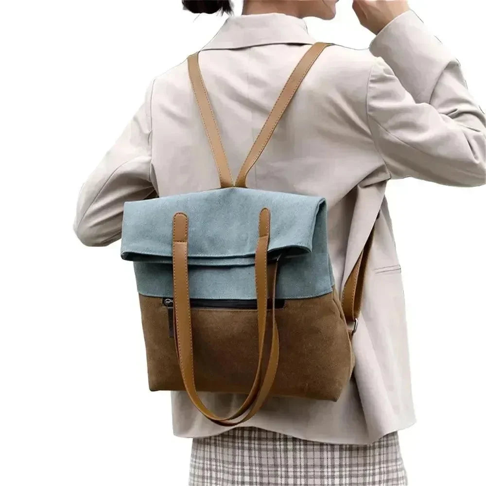 Women's Designer Canvas Backpack - Backpack - LeStyleParfait