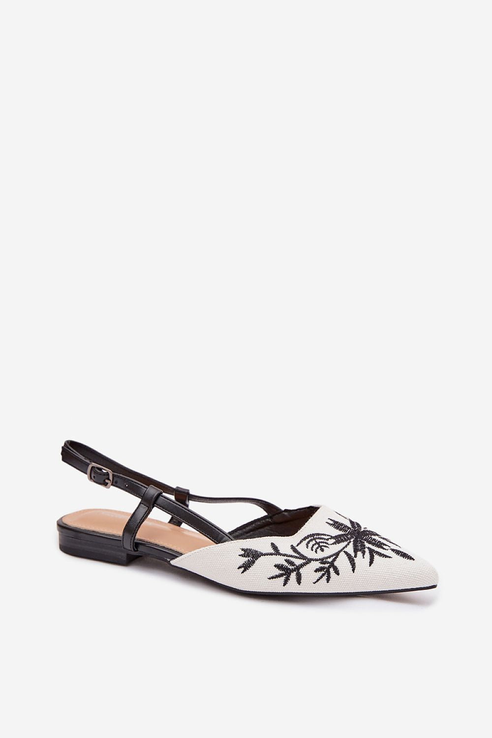 Women’s Embroidered Flat Sandals-Women's Sandals-LeStyleParfait