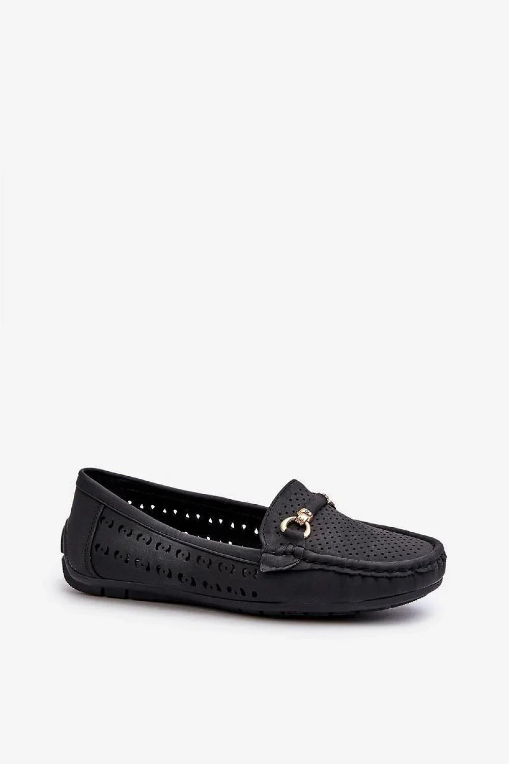 Women’s faux leather driving moccasin loafers, breathable flat women’s driving shoes for all season wear