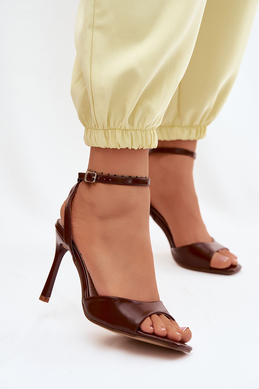 Women’s Faux Leather Party Sandals-Women's Sandals-LeStyleParfait