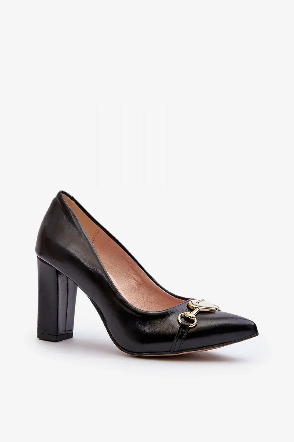 Women's Formal Pointed Toe Block Heel Pumps-Pumps Shoes-LeStyleParfait