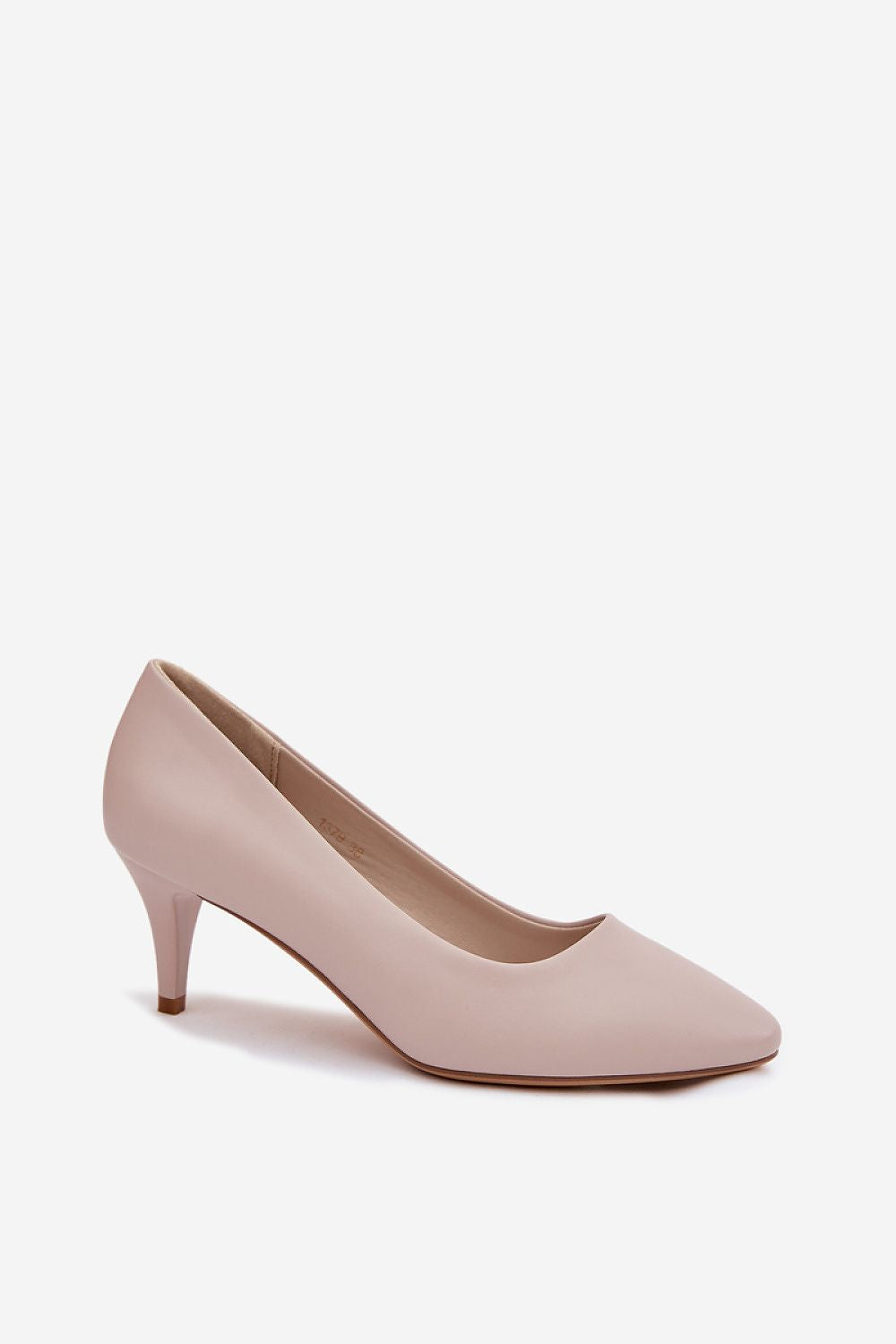 Women's Grey Classic Kitten Heel Pumps-Pumps Shoes-LeStyleParfait