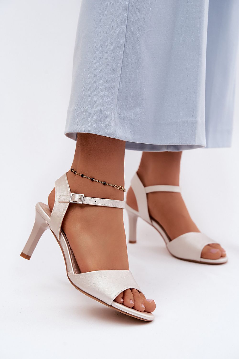 Women’s High Heel Buckle Sandals-Women's Sandals-LeStyleParfait