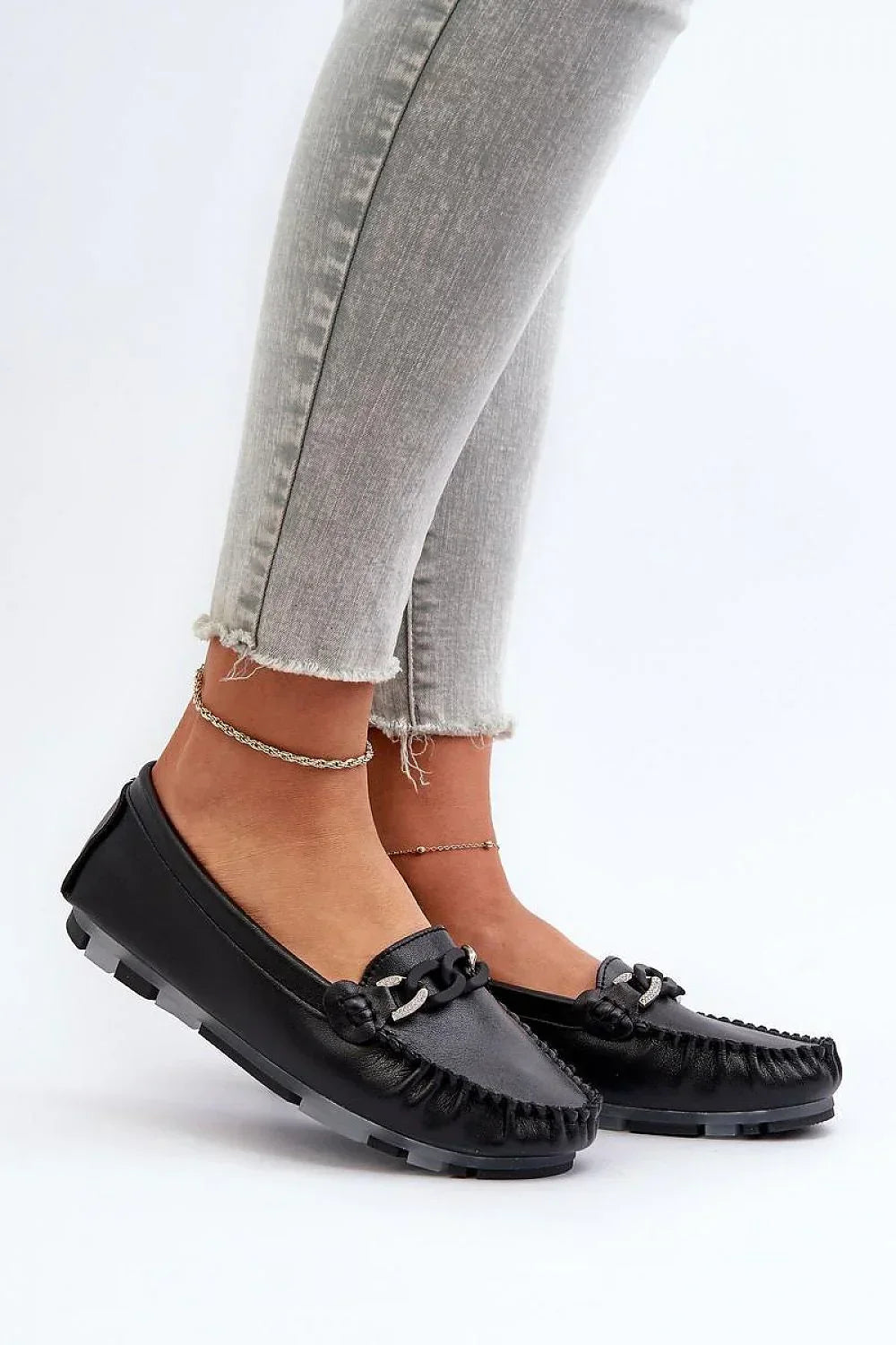 Women’s leather driving moccasin loafers, lightweight women’s driving shoes from Women’s Driving Shoes