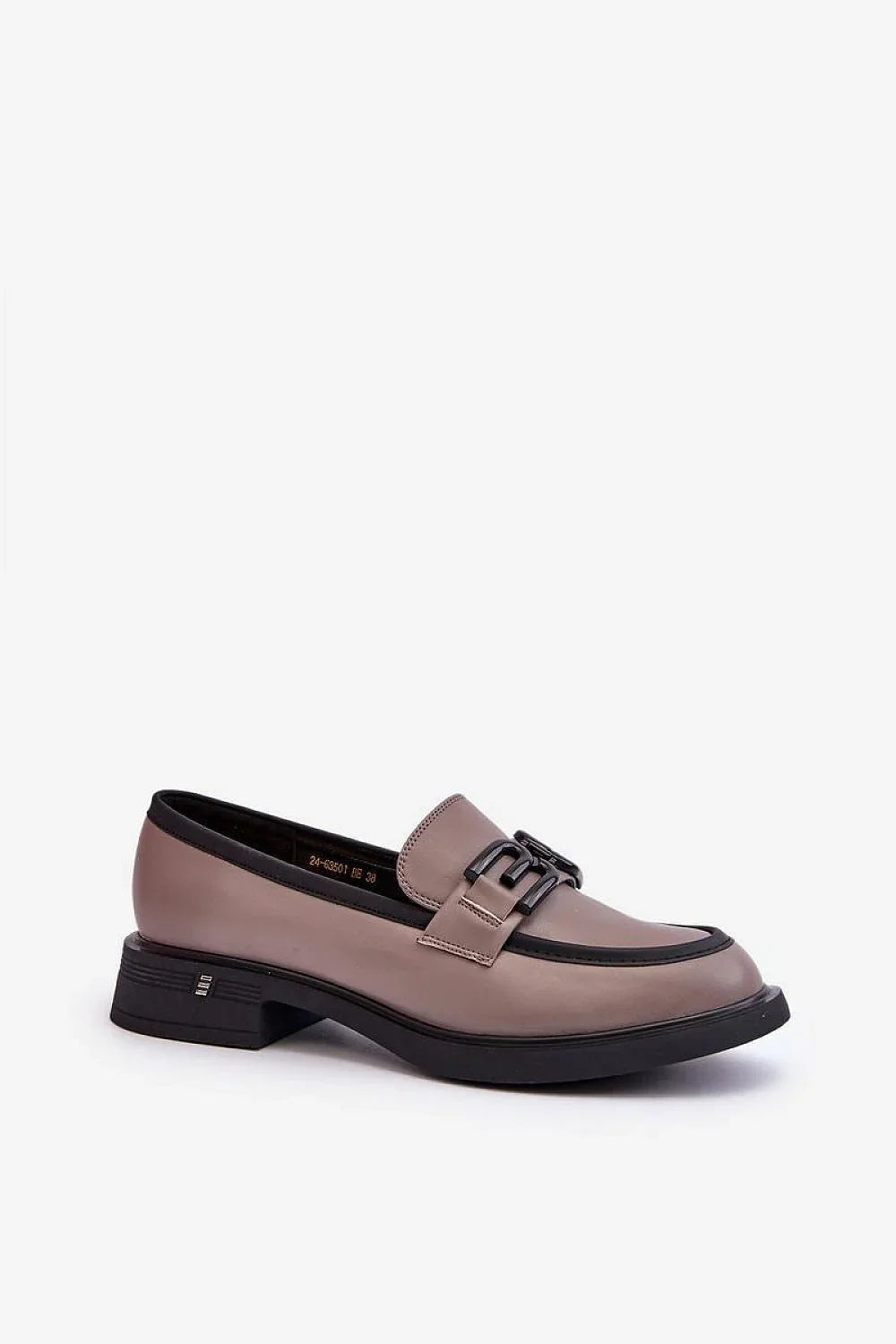 Women’s leather moc toe loafers, black office loafers for women from the Women’s Loafers collection