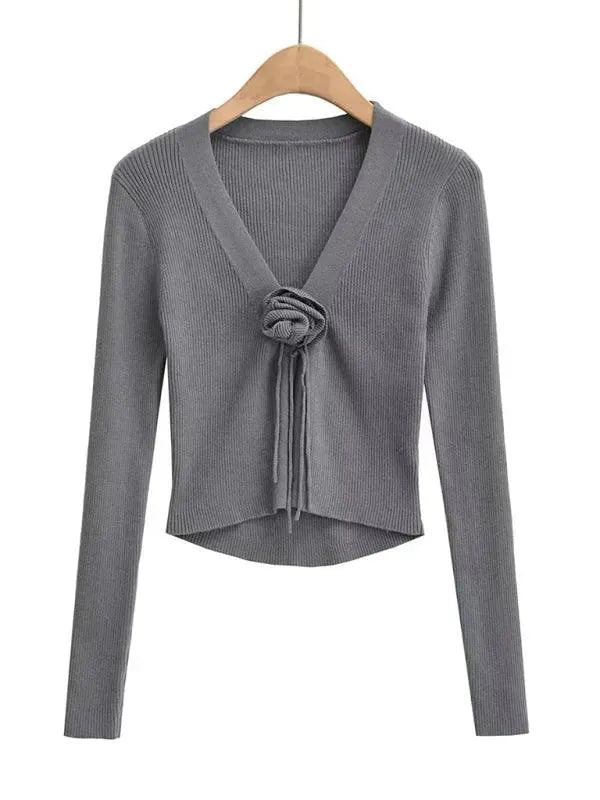 Women’s Lightweight V-Neck Cardigan Sweater – All-Season Knit