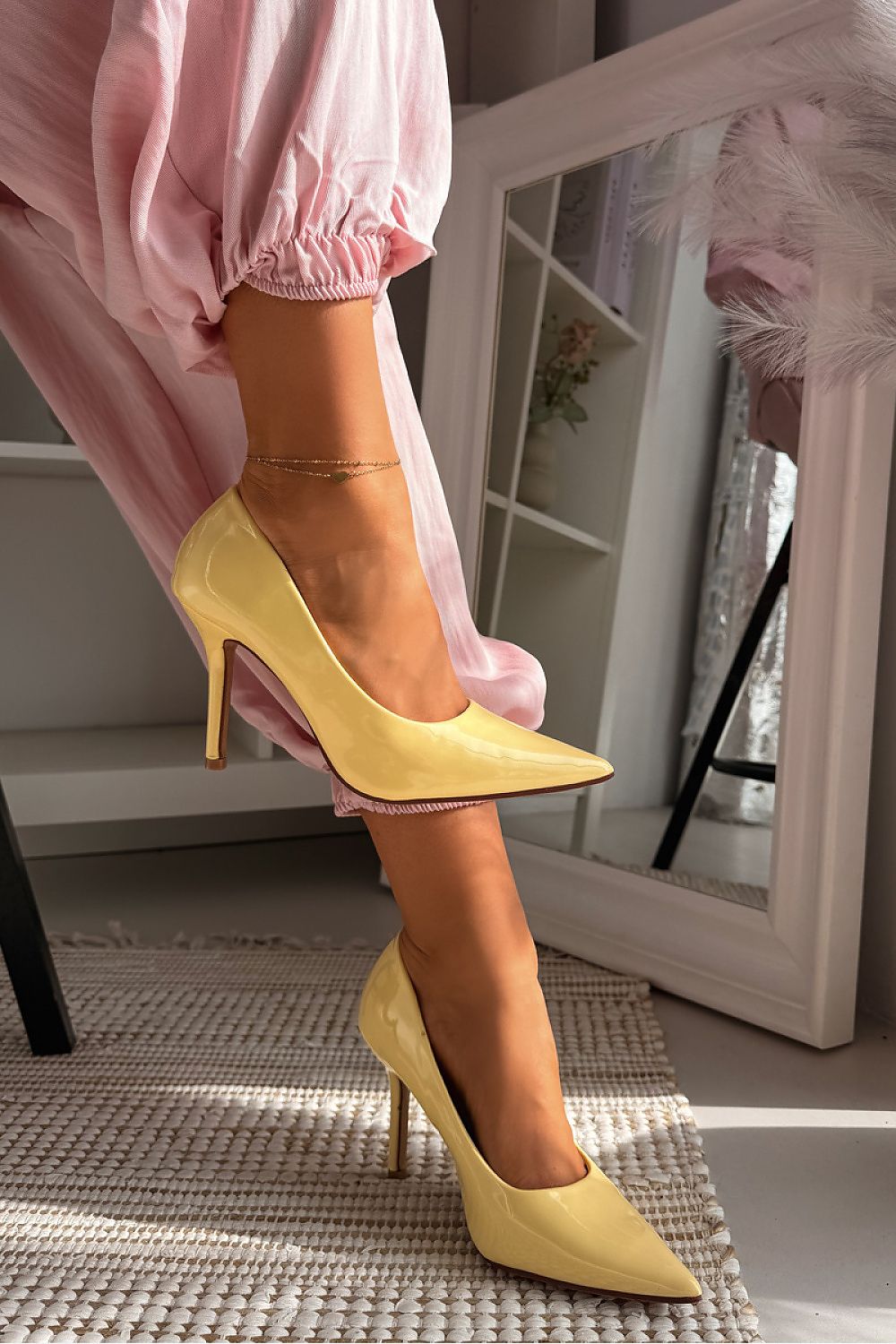 Escarpins Femme en cuir verni à talon aiguille-Escarpins Femme-LeStyleParfait