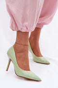 Escarpins Femme en cuir verni à talon aiguille-Escarpins Femme-LeStyleParfait