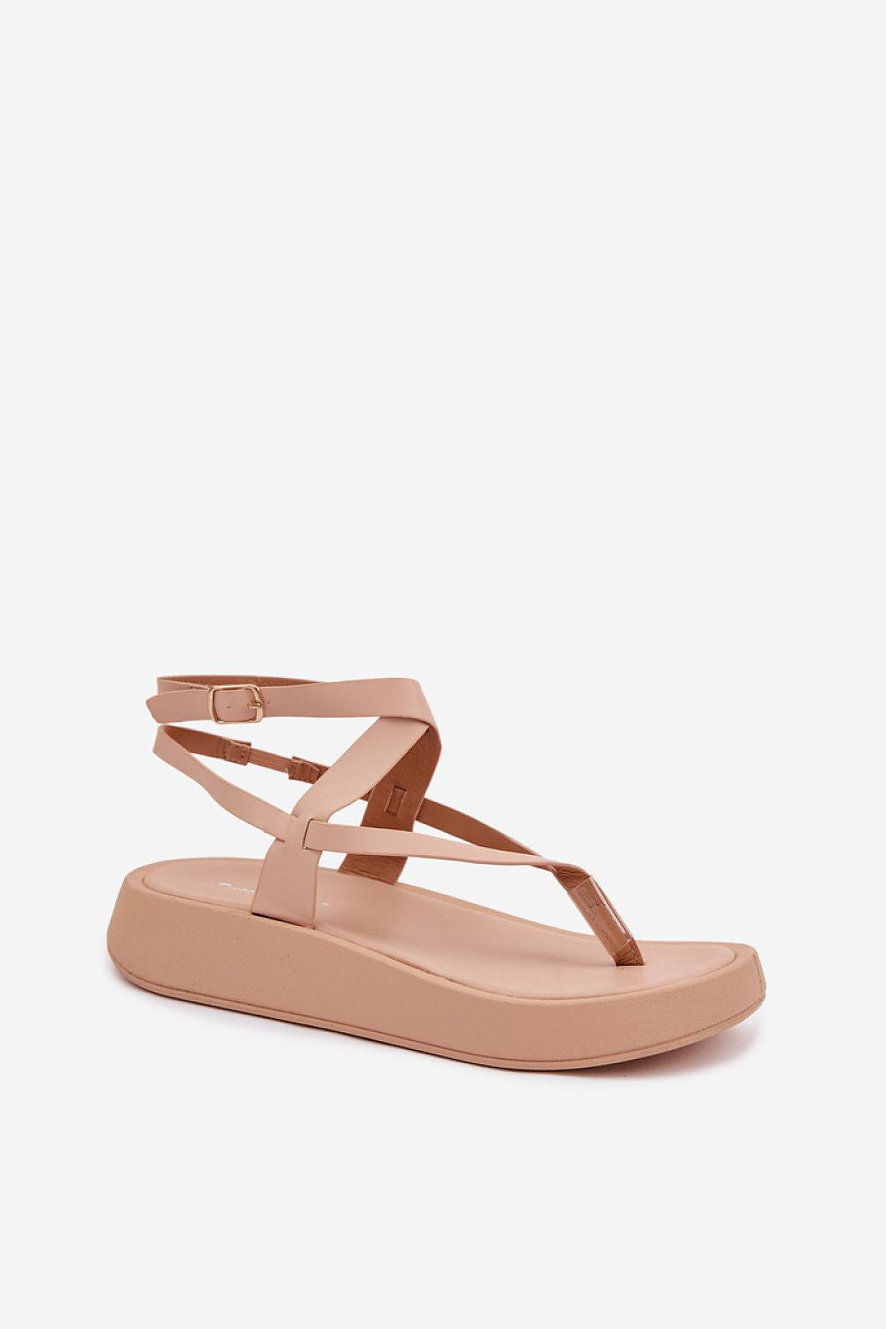 Women’s Platform Buckle Daily Sandals-Women's Sandals-LeStyleParfait