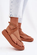Women’s Platform Buckle Daily Sandals-Women's Sandals-LeStyleParfait