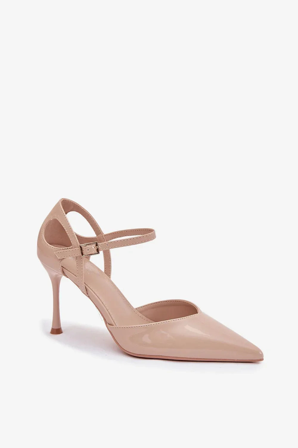 Women's Pointed Toe Ankle Strap Stiletto Pumps-Pumps Shoes-LeStyleParfait